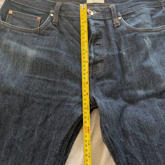 The Unbranded UB201 Tapered Fit - 14.5oz Indigo Selvedge Denim Size 36 Raw Denim - Picture 14 of 15